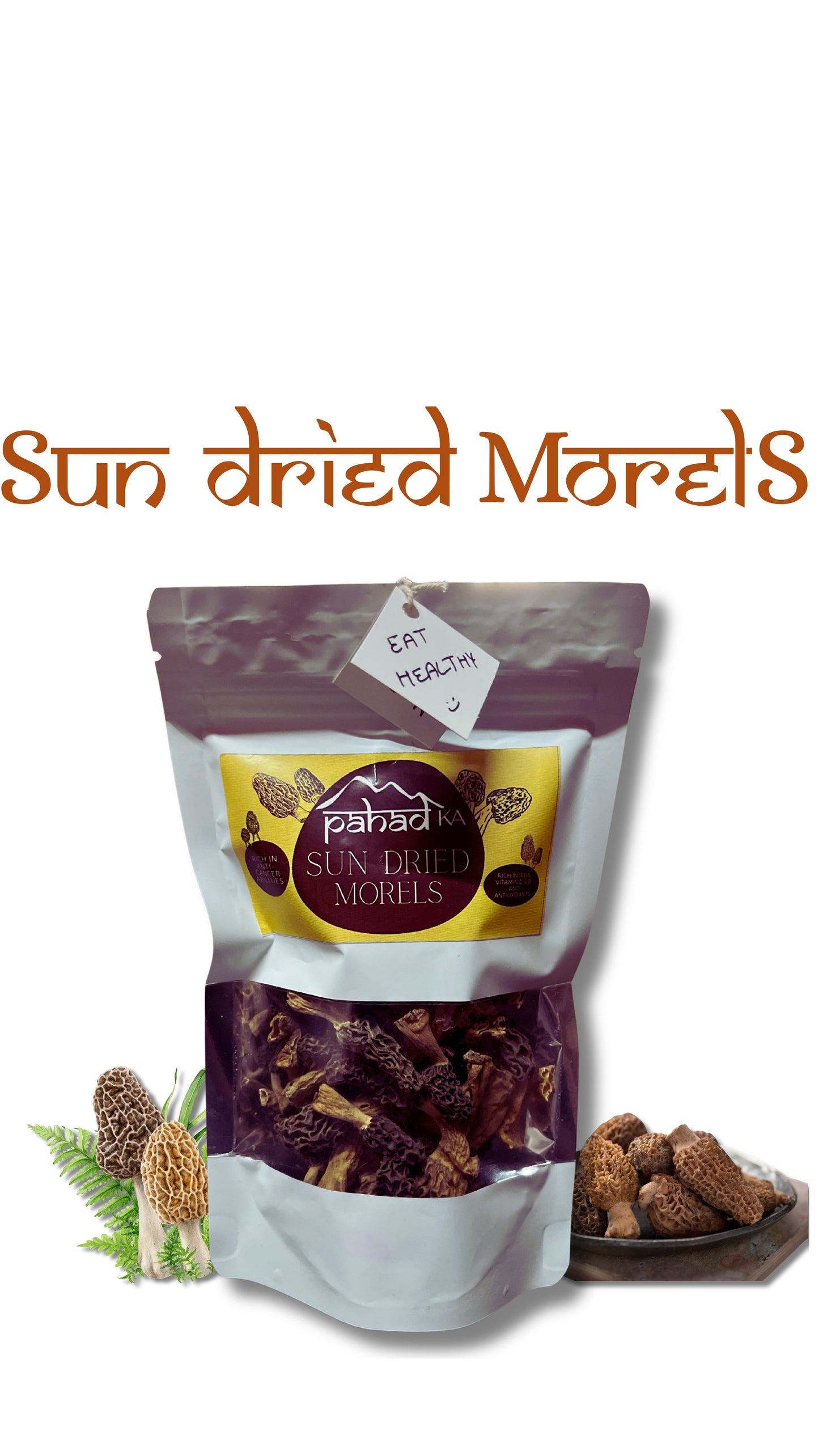 Sun-Dried Morels - 25gm